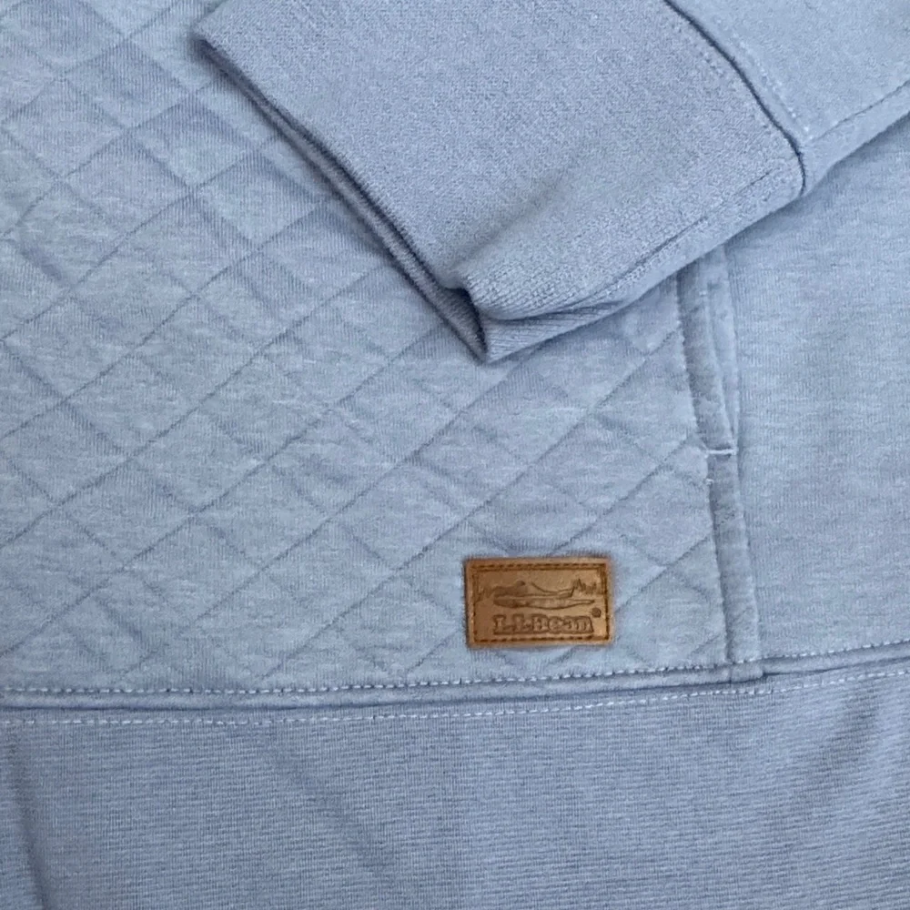 L.L. Bean Light Blue Knit Top - Picture 5 of 8